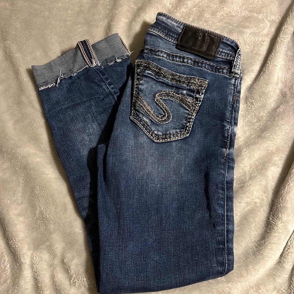 Silver jeans